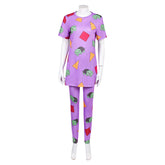 KPop Demon Hunters (2025) Zoey Purple Sleepwear Pajamas Set Outfits Cosplay Costume